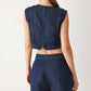 ICONIC INDIGO DENIM SKORT