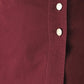 Flying Tomato Merlot Ridge woven skort in burgundy, featuring a stylish design and functional pocket details.