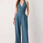 ARCTIC BLUE WOVEN JUMPSUIT