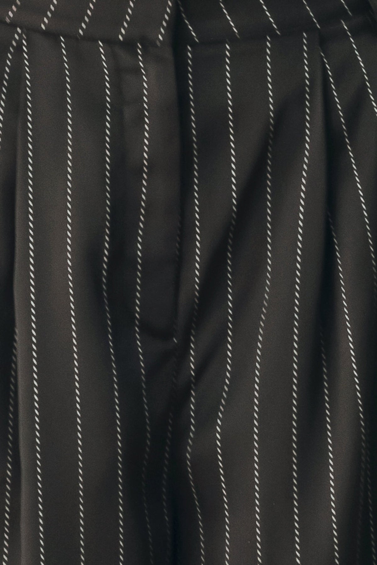 Flying Tomato City After Dark striped wide-leg pants in black, featuring bold horizontal stripes and a relaxed fit.