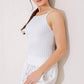 BIT OF SUNSHINE WHITE SWEATER KNIT TANK TOP