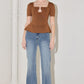 GOLDEN GLOW MOMENT SWEATER TOP