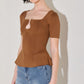 GOLDEN GLOW MOMENT SWEATER TOP