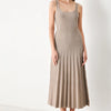 MONO FORM SWEATER KNIT MIDI DRESS - NEUTRAL