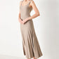 MONO FORM SWEATER KNIT MIDI DRESS
