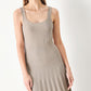 MONO FORM SWEATER KNIT MIDI DRESS