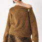 FIRESIDE CHARM CINCHED NECK SWEATER