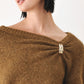 FIRESIDE CHARM CINCHED NECK SWEATER