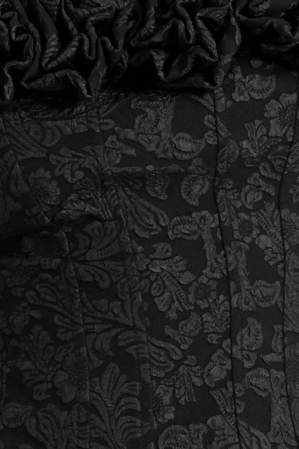 Black woven top from Forever Daydreaming by Flying Tomato, featuring a relaxed fit and lightweight fabric.