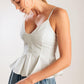 IT'S PERFECT TIMING WOVEN CAMI TOP
