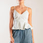 IT'S PERFECT TIMING WOVEN CAMI TOP