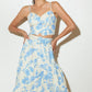 URBAN CHARM WOVEN CAMI TOP AND SKIRT SET