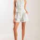 LOVE LETTERS WHITE WOVEN VEST