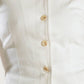 LOVE LETTERS WHITE WOVEN VEST