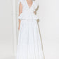 SLOW DOWN IN WHITE WOVEN TOP