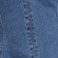 Flying Tomato Power Poise Indigo Cami Top displayed on a hanger, featuring a sleek, fitted design in rich indigo fabric.