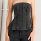 NIGHT SHAPE DENIM TOP