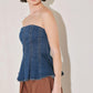 POWER PLAY DENIM TOP