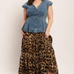 NO SECOND THOUGHT WASHED DENIM TOP