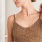 PURELY ROMANTIC WOVEN LACE CAMI TOP