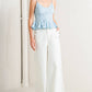 PURELY ROMANTIC WOVEN LACE CAMI TOP