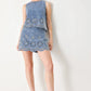 FLORAL LOVE DENIM TOP