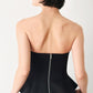 BLACK TIE PALAZZO KNIT TUBE TOP