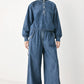 INDIGO COMFORT LINE DENIM TOP
