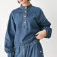 INDIGO COMFORT LINE DENIM TOP