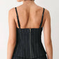 GRAPHITE CITY WOVEN TOP