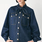 DEEP INDIGO MODERN MUSE DENIM TOP