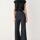 MODERN STATEMENT BOW WOVEN TOP