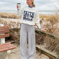 Faith Can Move Mountains Unisex Crewneck