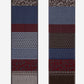 Federico (red/blue) - Warm and soft Italian scarf from wool blend