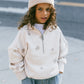 Floral Kids Half-Zip