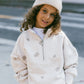 Floral Kids Half-Zip