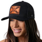 Florida Flag Trucker Hat  |  Leather FL Snapback