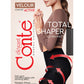 Tights Conte Velour Active 100 Den - Matte Support & Compression