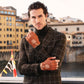 Vincenzo (brown) - Fingerless Italian driving gloves made of American deerskin leather
