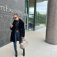 Genuine Shearling Merino Lamb Leather Coat by Punto Leather