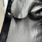 Genuine Shearling Merino Lamb Leather Coat by Punto Leather