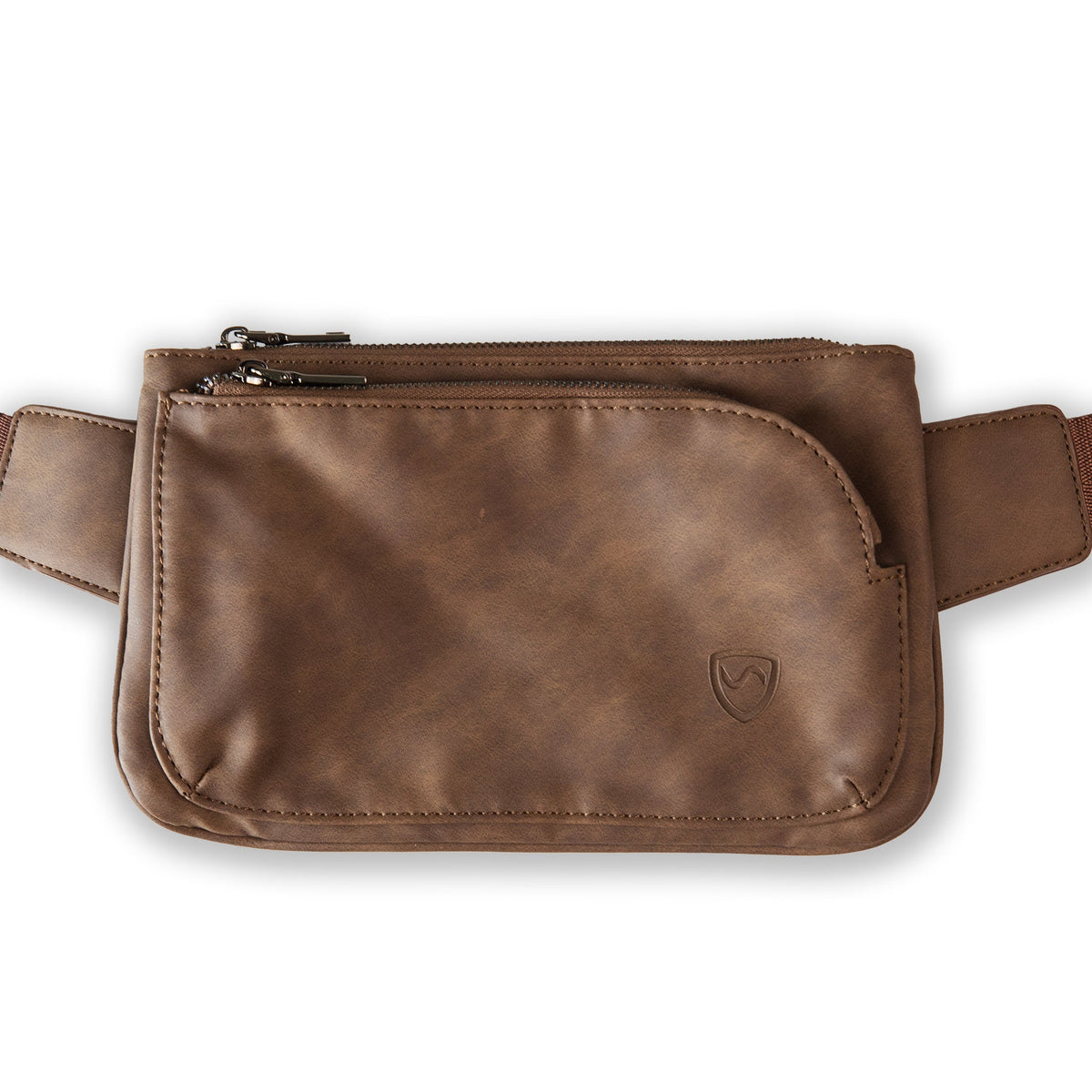 Shield Your Body SYB Metro vegan leather cross body fanny pack for mobile phone storage
