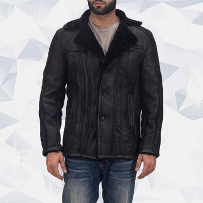 Double Face Shearling Leather Jacket