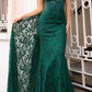 Nox Anabel G1353 Long Boho Inspired Embroidered V-Neck Mermaid Gown