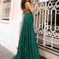 Nox Anabel G1353 Long Boho Inspired Embroidered V-Neck Mermaid Gown