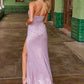 Nox Anabel G1652 Strapless V-Neck Sequin Dress