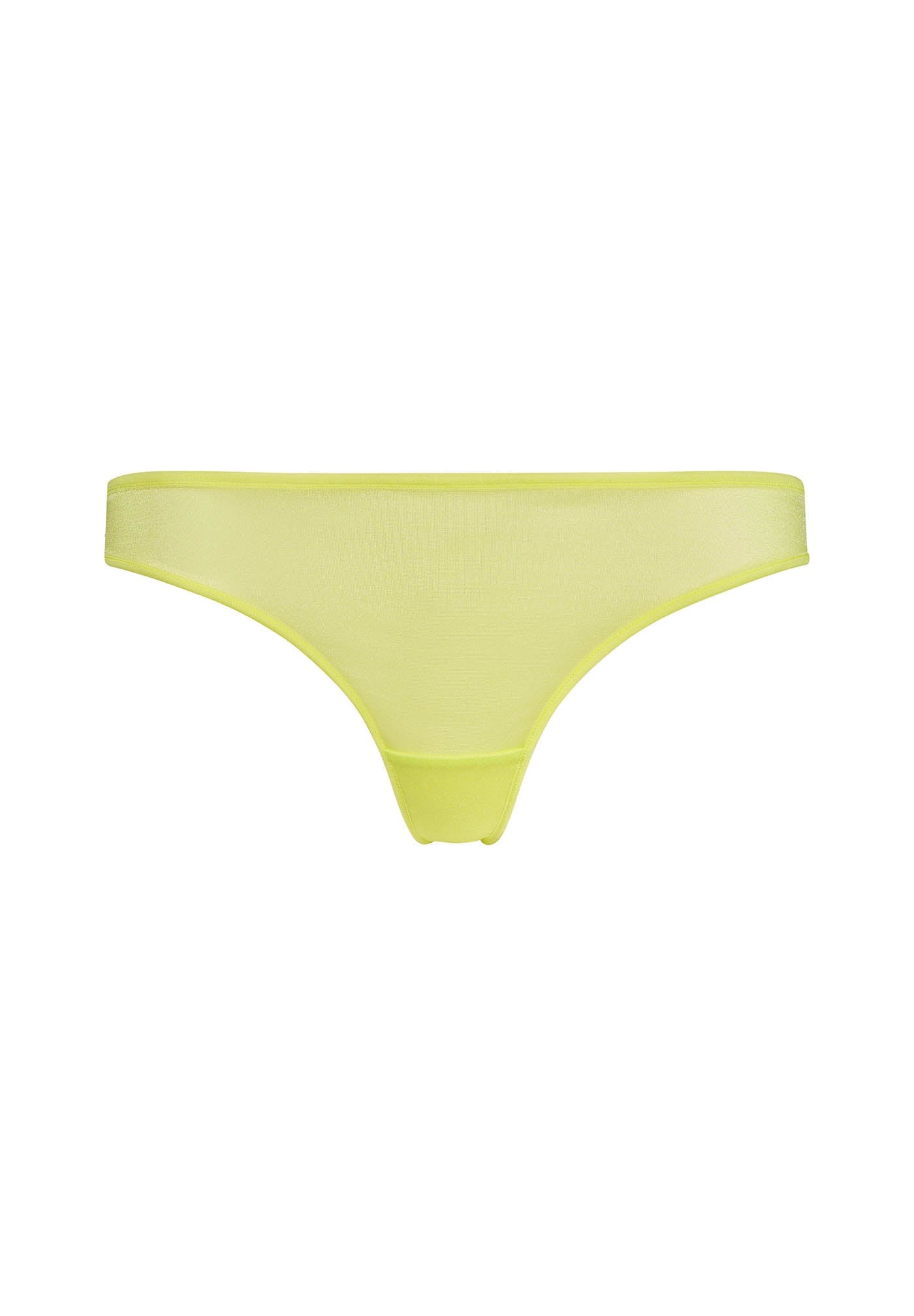 Gossard Glossies Sunny Lime Sheer Thong-4
