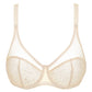Sheer Lace Plunge Bra Gorteks Gabi Beige-2