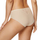 Gorteks Gabi Beige Semi Sheer Lace Bikini Panty-1