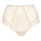 Gorteks Gabi Beige Lace High Waist Full Brief Panty-2